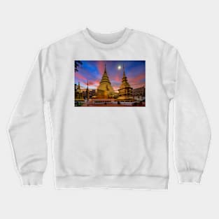 Wat Phra Singh sunrise Crewneck Sweatshirt